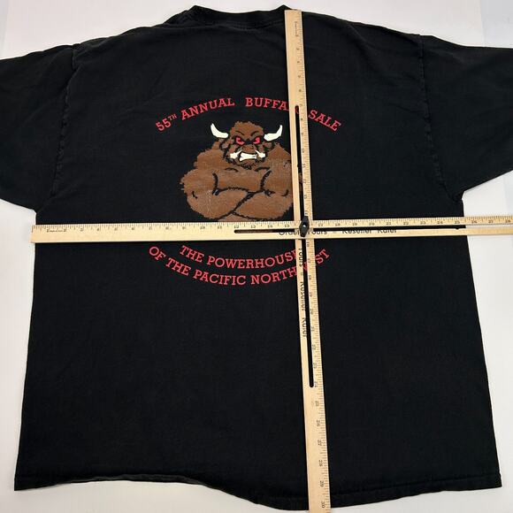 Manheim Seattle Buffalo Sale T Shirt Mens 2XL XXL Black Short Sleeve Graphic Tee - Picture 11 of 11